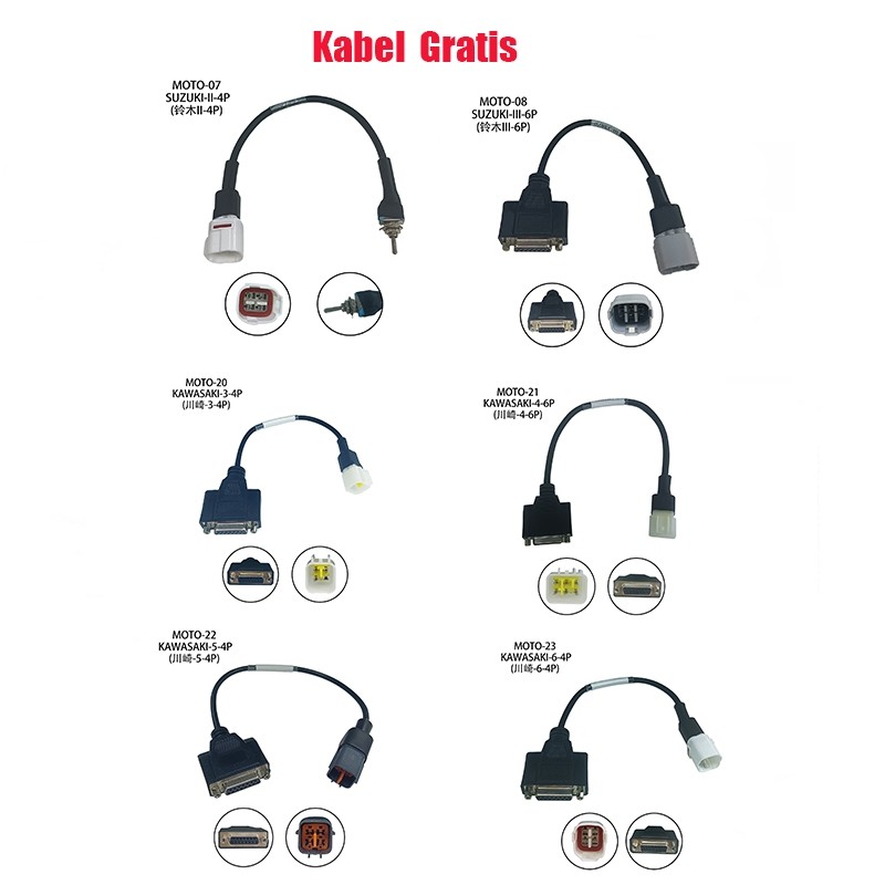 Scanner Jdiag Kabel Gratis Tambahan 6 Kabel