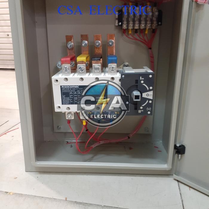 PANEL COS 160A SOCOMEC Saklar Pemindah Beban Genset (COS) SOCOMEC 160 Ampere 4 Pole (4P)