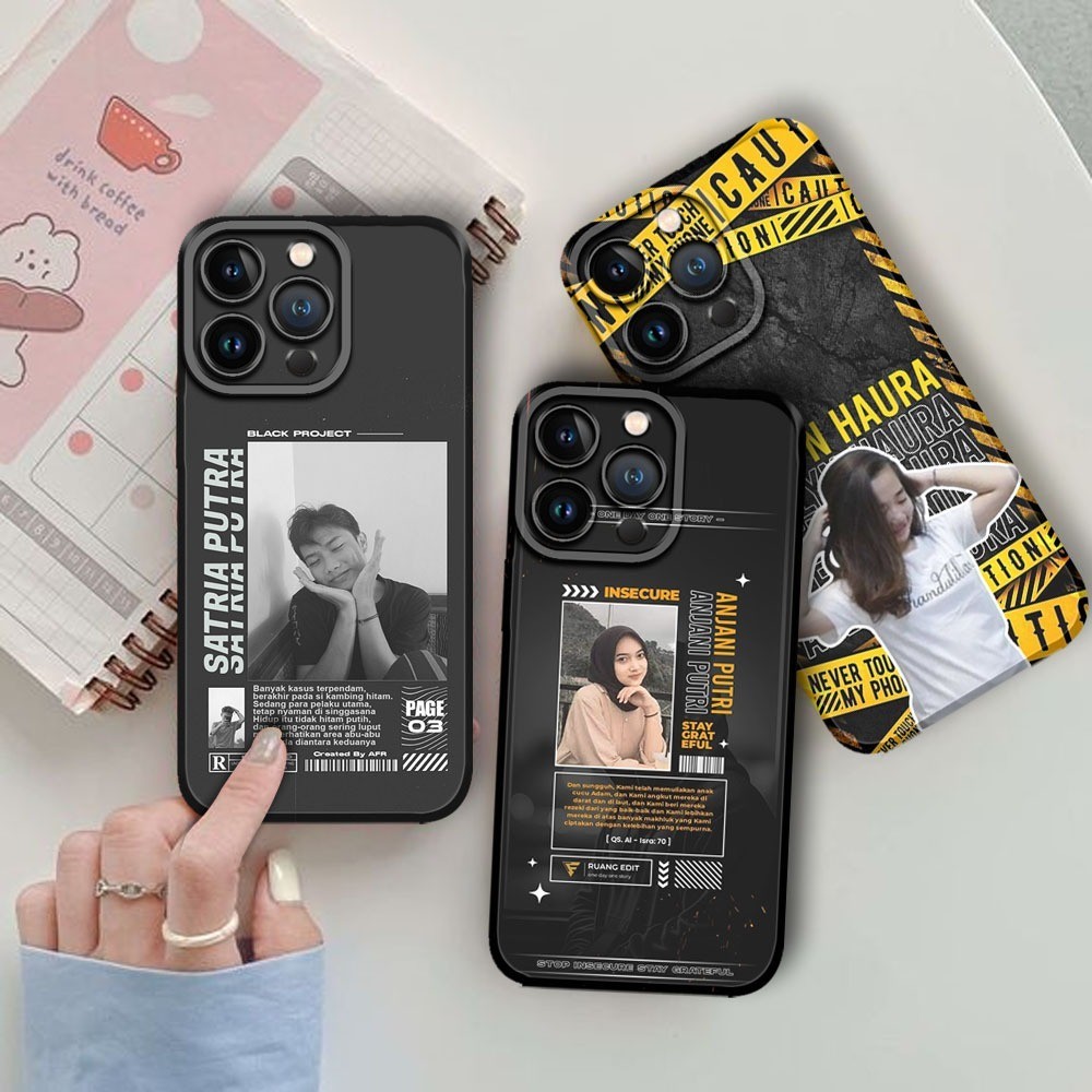 Custom Case Request Foto Dan Nama Street Wear 2 UNTUK REALME 8i REALME 9i REALME 5/5i C33 C55 C21/C2