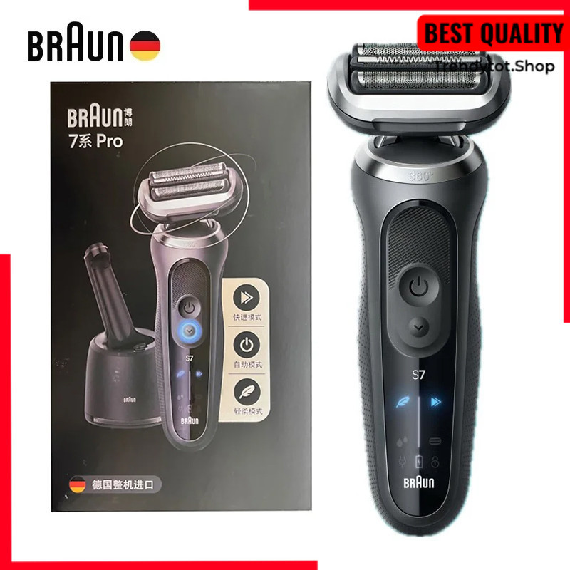 DISKON Braun Series 7 Pro Electric Razor 3 Floating Blades Rechargeable Shaver 72-G7000cc 72-G1200s 
