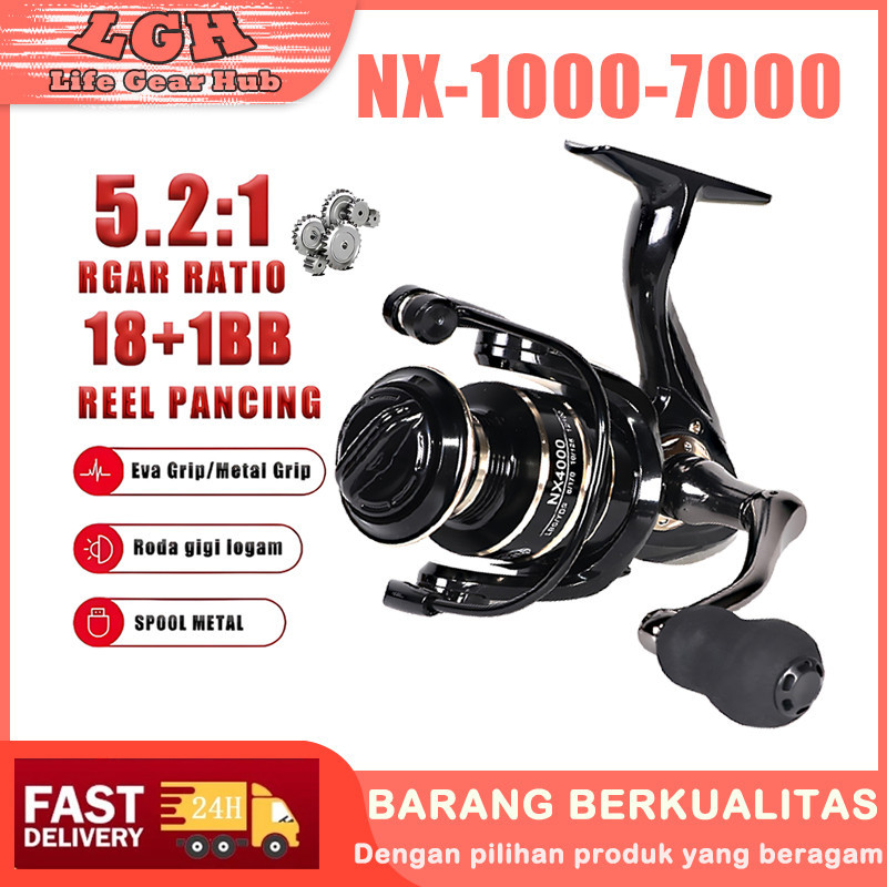 Reel Pancing Murah Kuat Power Handle Gulungan Senar Pancing Reel Pancing Semua Gulungan Reel Pancing