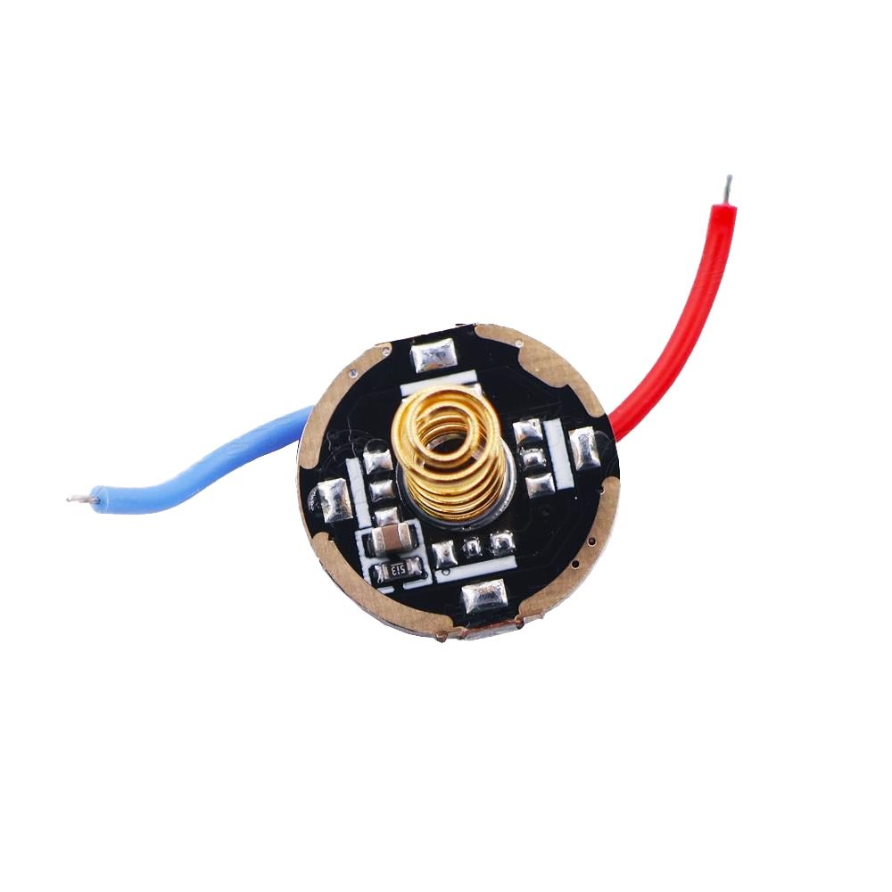 Y Repair 3W 5W Flashlight Driver Plate 3.7-4.2V LED Driver Circuit Board 17mm ameter