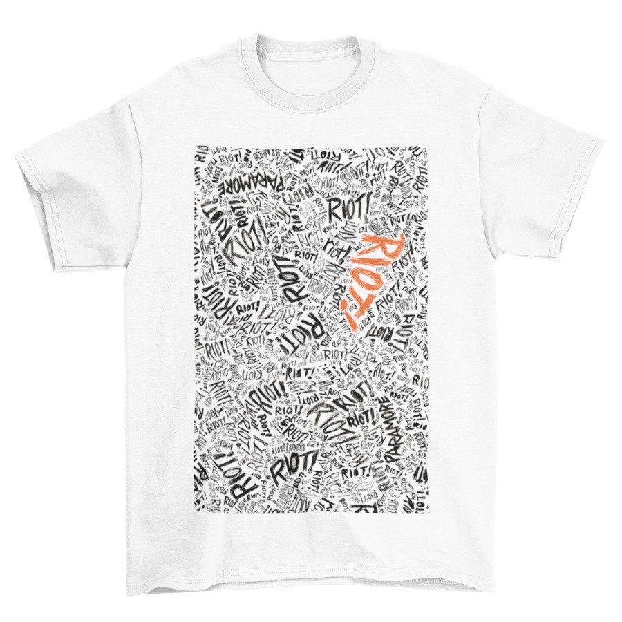 Tomoinc Kaos Band Paramore - Riot Katun Unisex