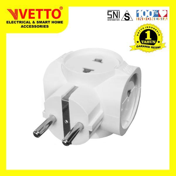 Steker T Multi 4 Lubang VETTO