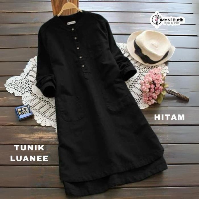 promo  -Imani Butik | Fashion nita Muslim Tunik Luanee Kekinian Kancing Desa Remaja Muslim Atasan Pa