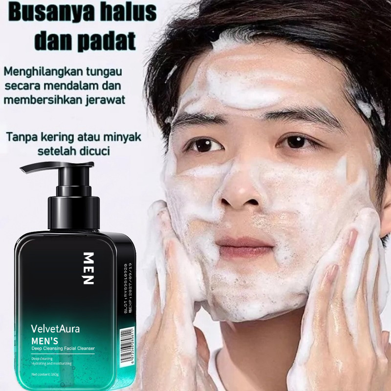 Pembersih Wajah Pria Pembersih Wajah Jerawat Pemutih Wajah Pria Tungau Pembersih Jerawat Dan Komedo 