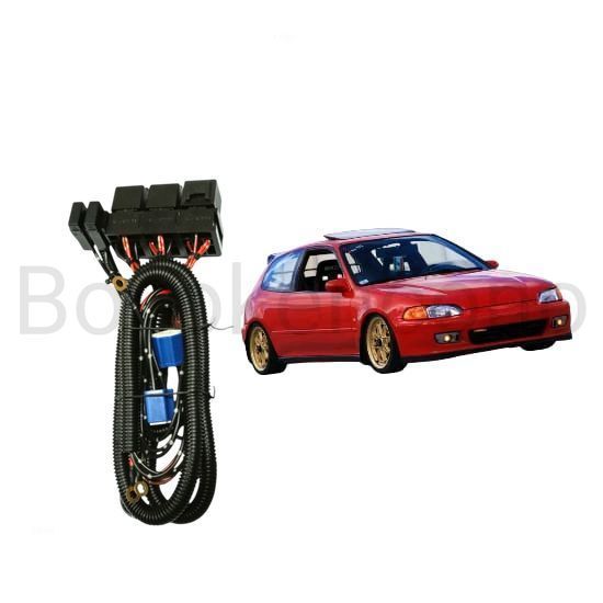 Relay Set Lampu Utama LED H4  Mobil Honda Civic Estilo Byk