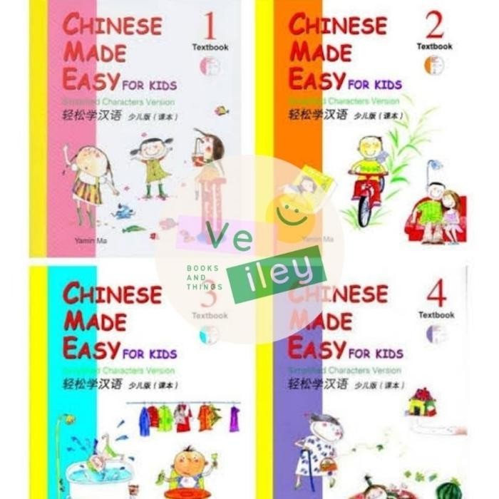 Chinese Made Easy 1st Edition Chinese Made Easy 1 2 3 4  Text Book Work Book Buku Bahasa Mandarin un