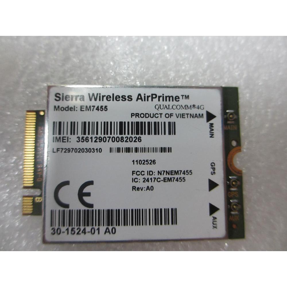Wireless AirPrime EM7455 CAT6  LTE WWAN CARD