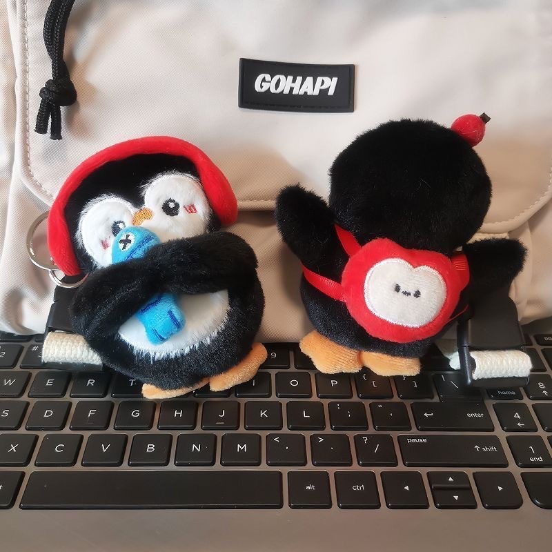 Boneka Tas Plush Penguin Gantungan Kunci Boneka Kartun