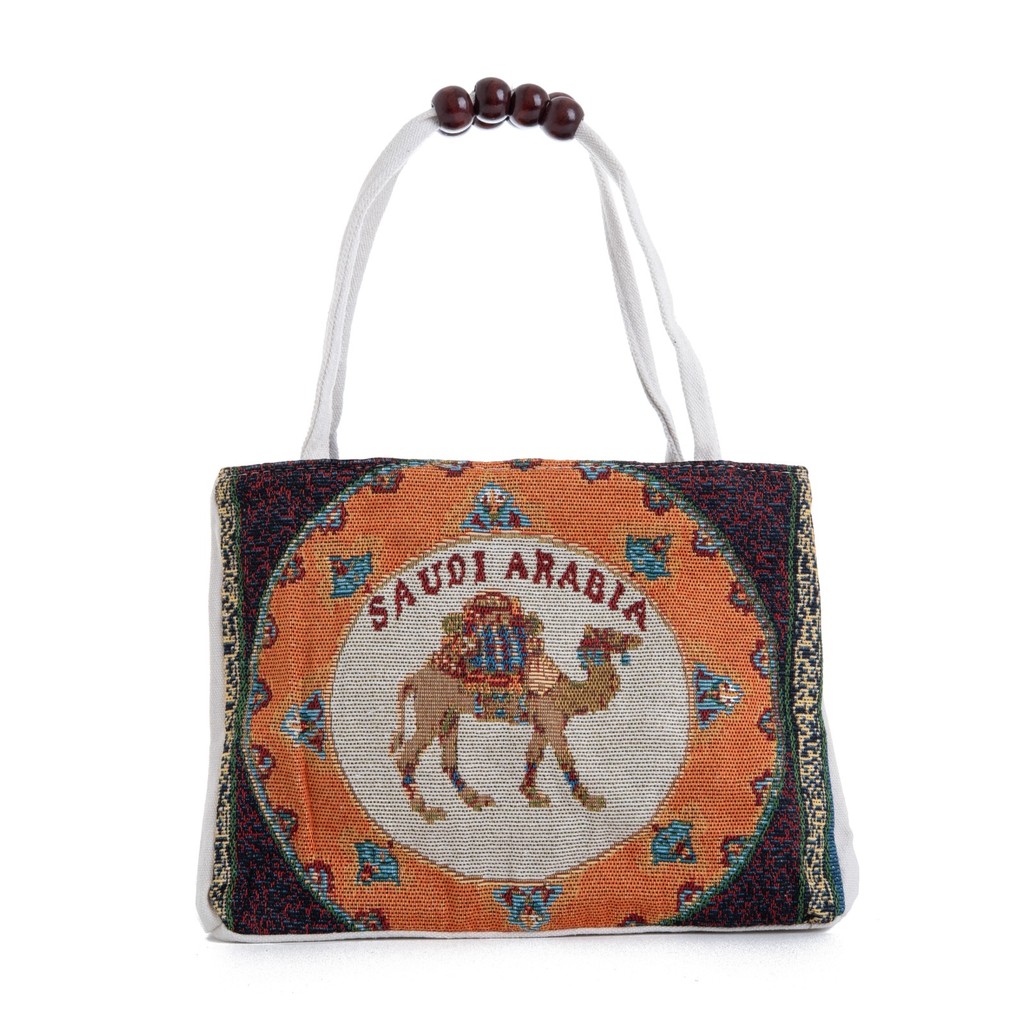 Tote Bag Thailand Motif Gajah India Tas Kanvas Rajut Handmade Vintage Elegan Murah