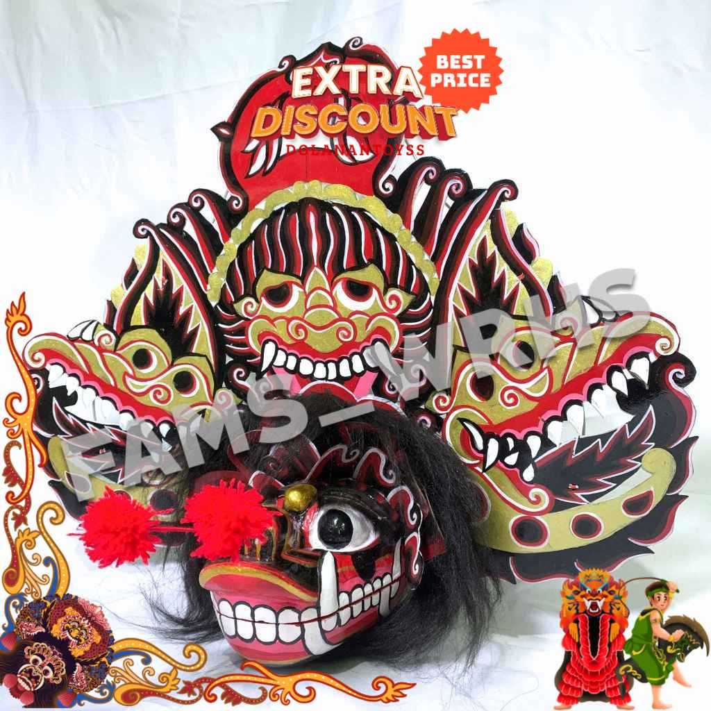 NEW  Barongan Asli Buat Pentas Ukuran 15 Barongan Kucingan Kedirian