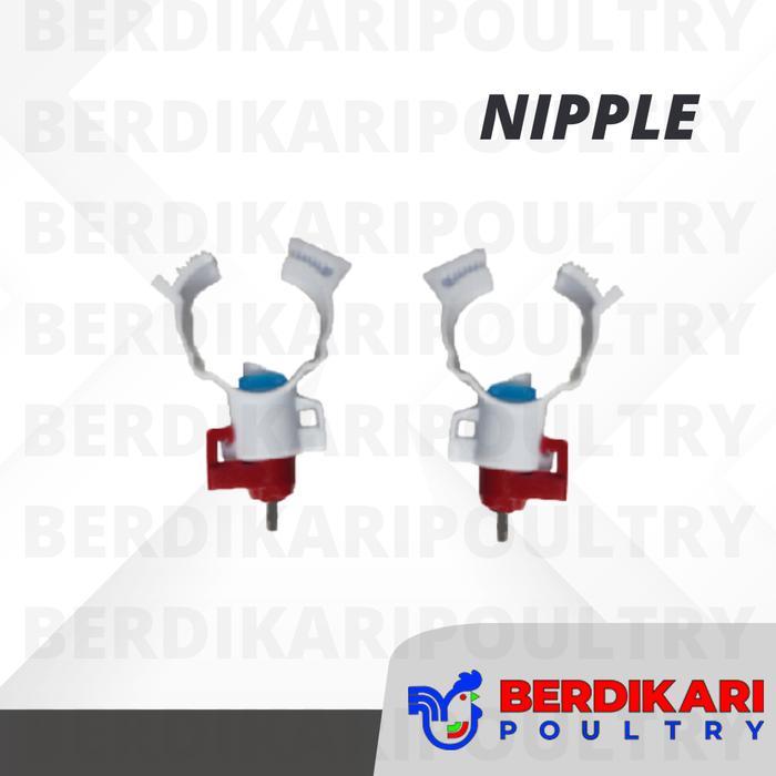 1000 Pcs Nipple Drinker Layer Peterlur / Tempat Minum Ayam Peterlur / Nipel A9 / Nepel Ayam Broiler,