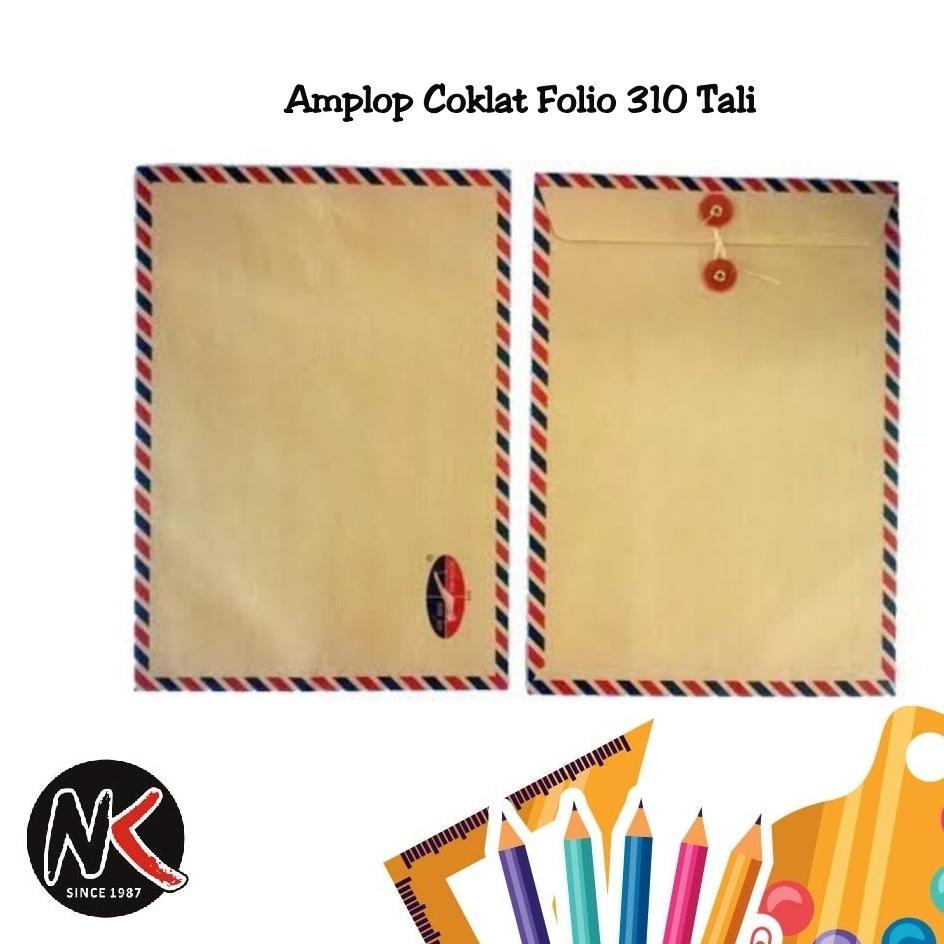Amplop Coklat Air Mail 310 Tali Folio
