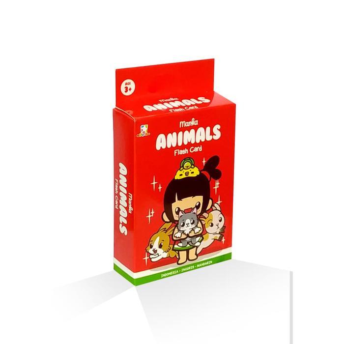[Little Manka] Manka Animals Flashcard