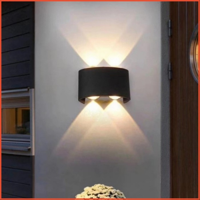 LAMPU HIAS DINDING TEMBOK PILAR PAGAR TIANG TERAS RUMAH TAMAN LED OUTDOOR