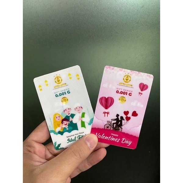 AURORA - Emas Mini Logam Mulia 24k gift series idul fitri ramadhan valentine