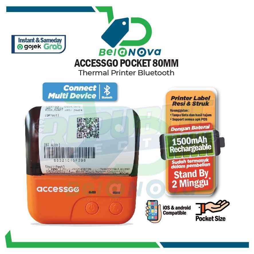 Printer Thermal 80mm Bluetooth accessgo