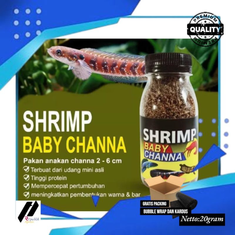 Udang kering pakan burayak chana / baby shrimp / udang kering / pakan chana / pakan burayak