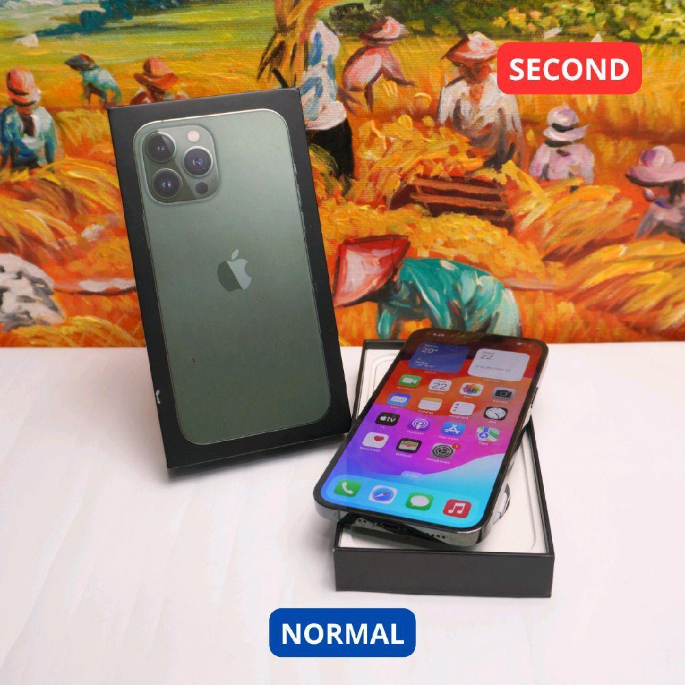 IPHONE 13 PRO MAX 256 GB HP SECOND ORIGINAL SINAR MUTIARA CELL