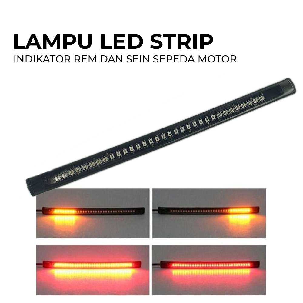 LAMPU SEIN MOTOR LAMPU REM LED STRIP LAMPU SEN MOTOR DEPAN BELAKANG