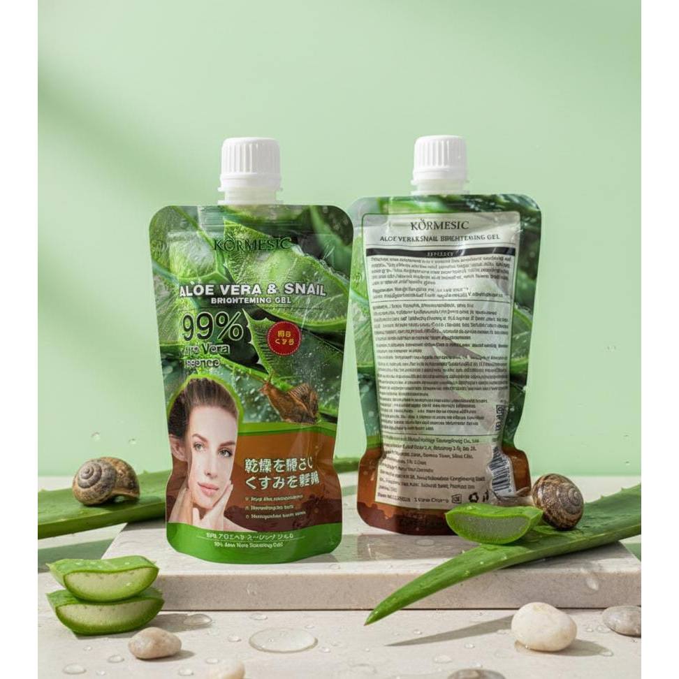 KORMESIC ALOE VERA & SNAIL BRIGHTENING GEL PS