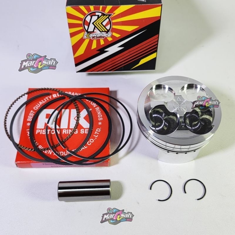 Piston kit Kawahara 66 67 68 69 70 71 72 PIN 16 DOME SATRIA FU SATRIA 150FU