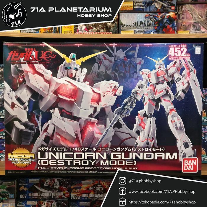 Mega Size 1/48 Rx-0 Unicorn Gundam [Destroy Mode]