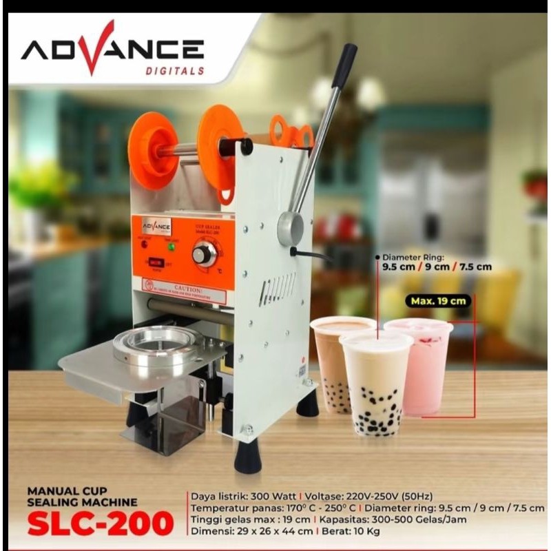 CUP SEALER ADVANCE SLC -200
