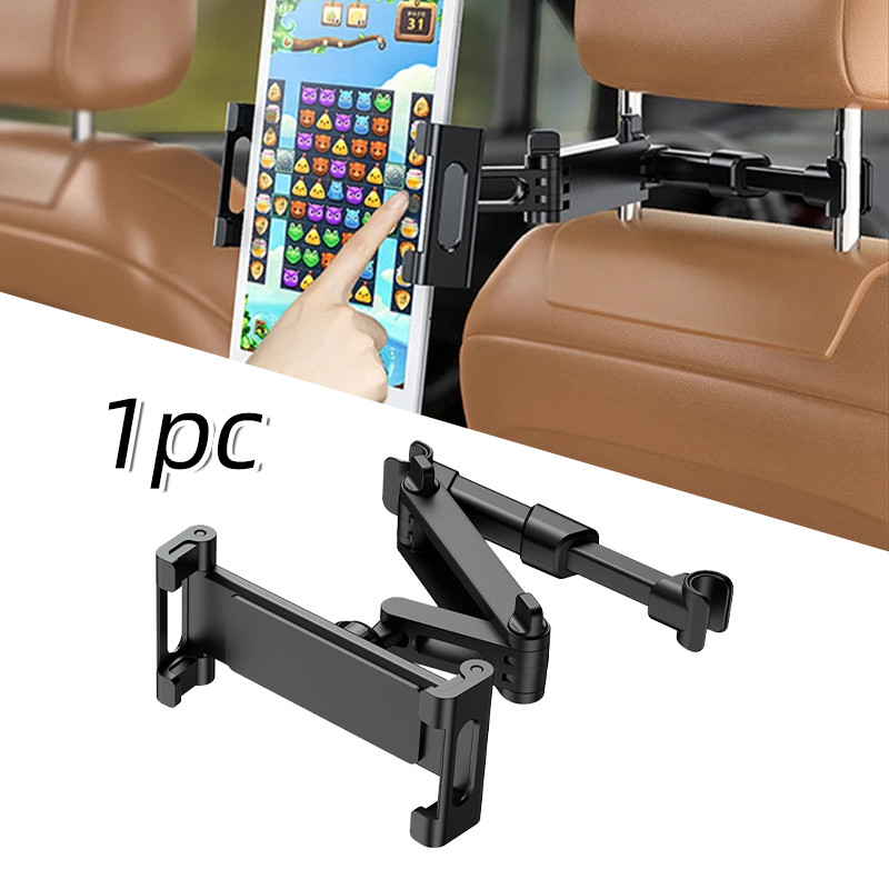 Car Back Seat Headrest Mount / Holder Tablet Back Seat Jok Mobil / Telescopic Car Phone Holder Table