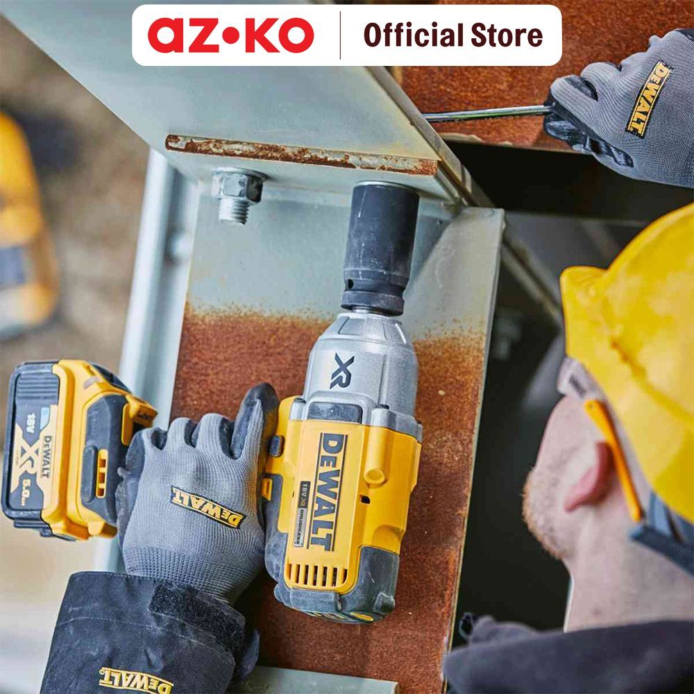 AZKO Dewalt Impact Wrench Cordless 20V 3/4 inci DCF897N-XJ - Kuning/Hitam Kunci Dampak NirkabelKunci