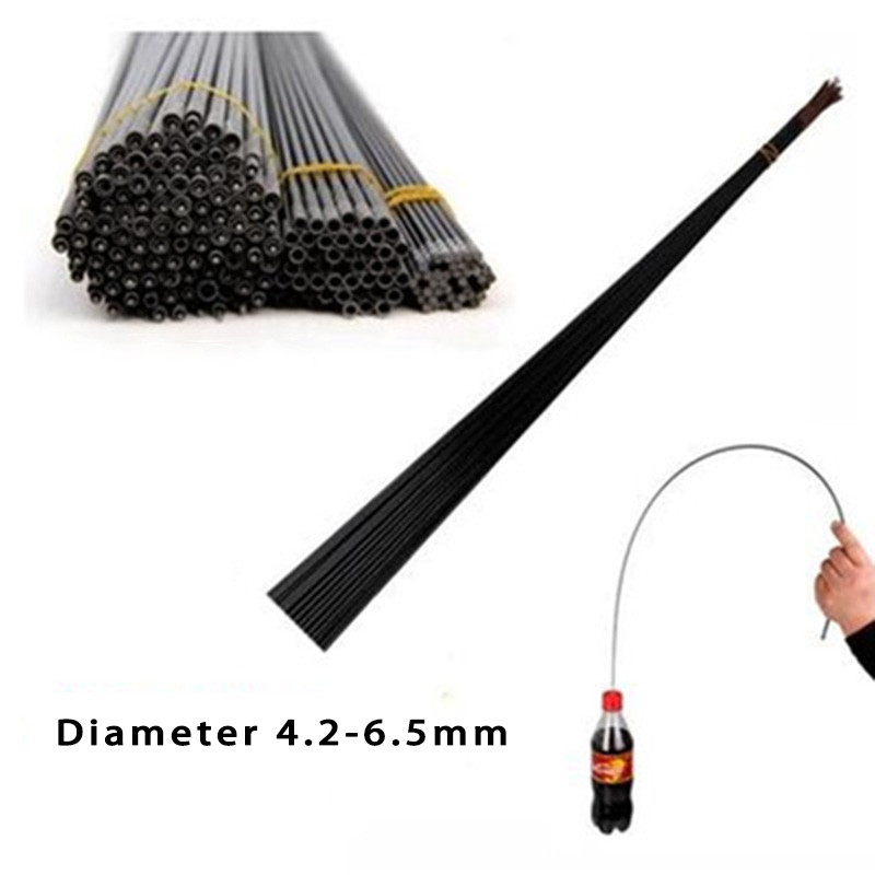 Tip fishing rod ameter 4.2-6.5m 5 pcs hollow top section taiwan fishing rod spare segment hand pole 