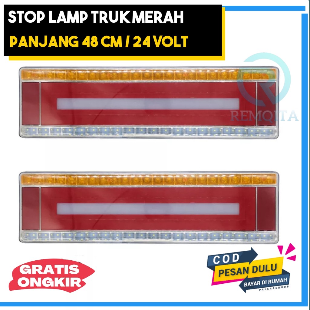 Stoplamp Truk Lampu Led 24 Volt Truk Stop Lamp Truk Lampu 24 Volt Truk Variasi stoplamp truk 24 Volt