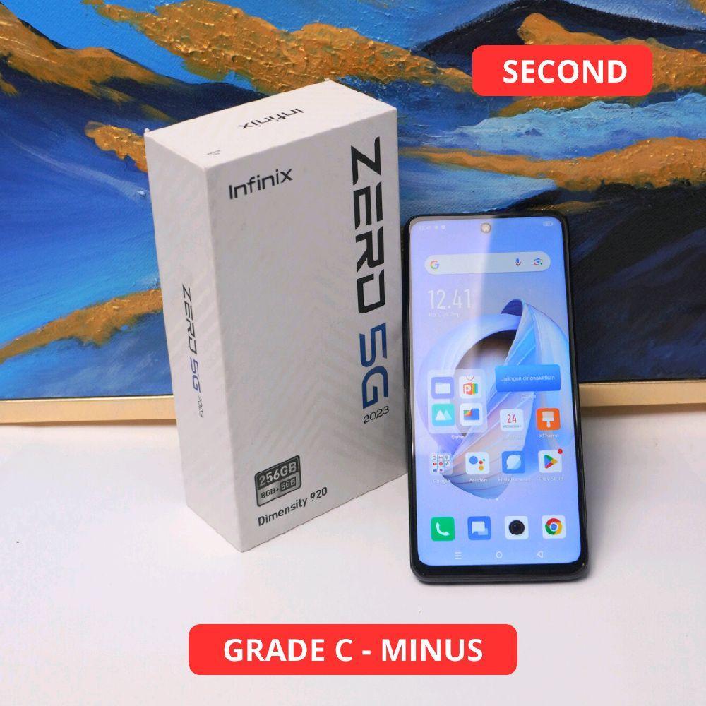 INFINIX ZERO 2023 8/256 GB (5G) - MINUS HP SECOND ORIGINAL SINAR MUTIARA CELL (27668)