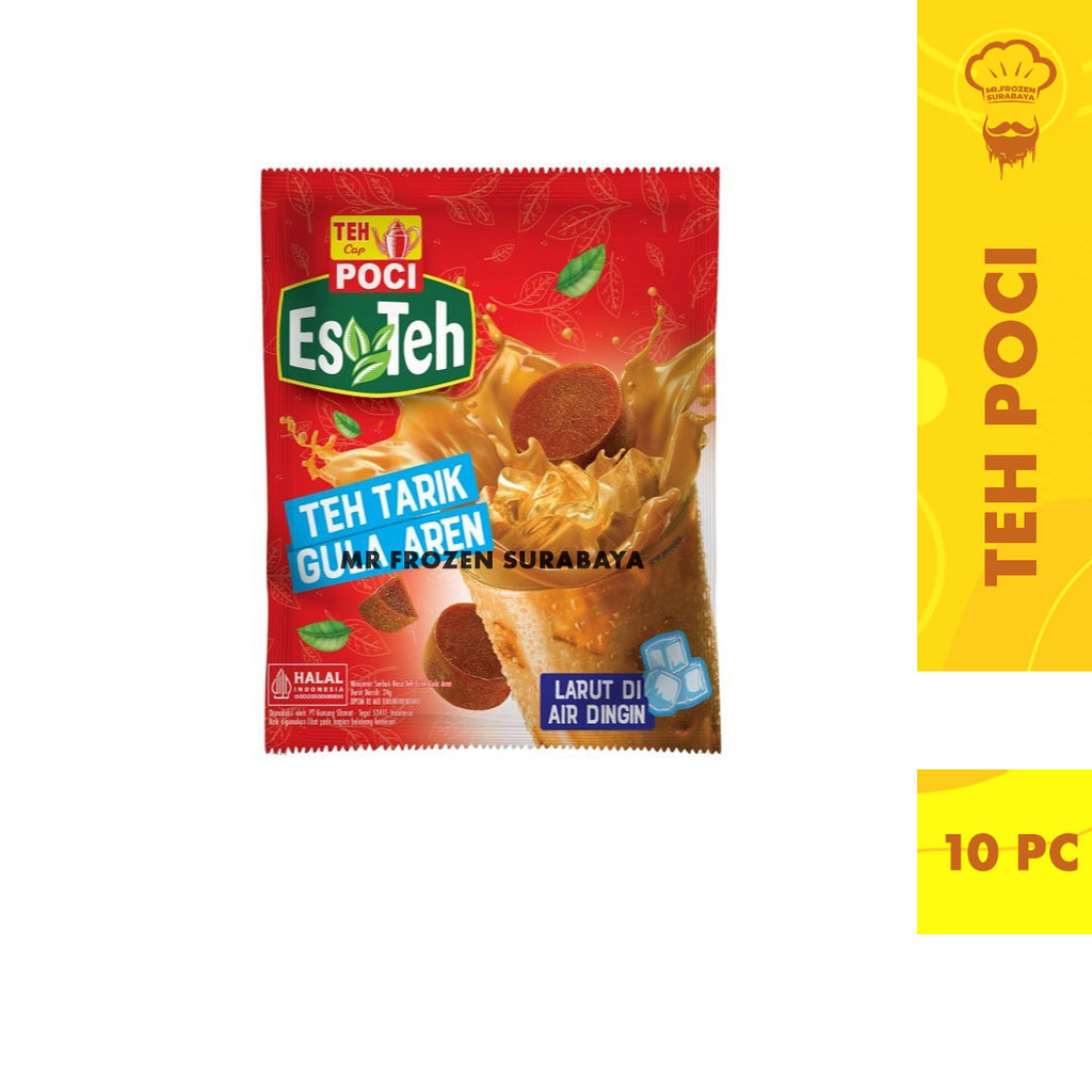Teh Poci Teh Tarik Gula Aren - Isi 10 Sachet