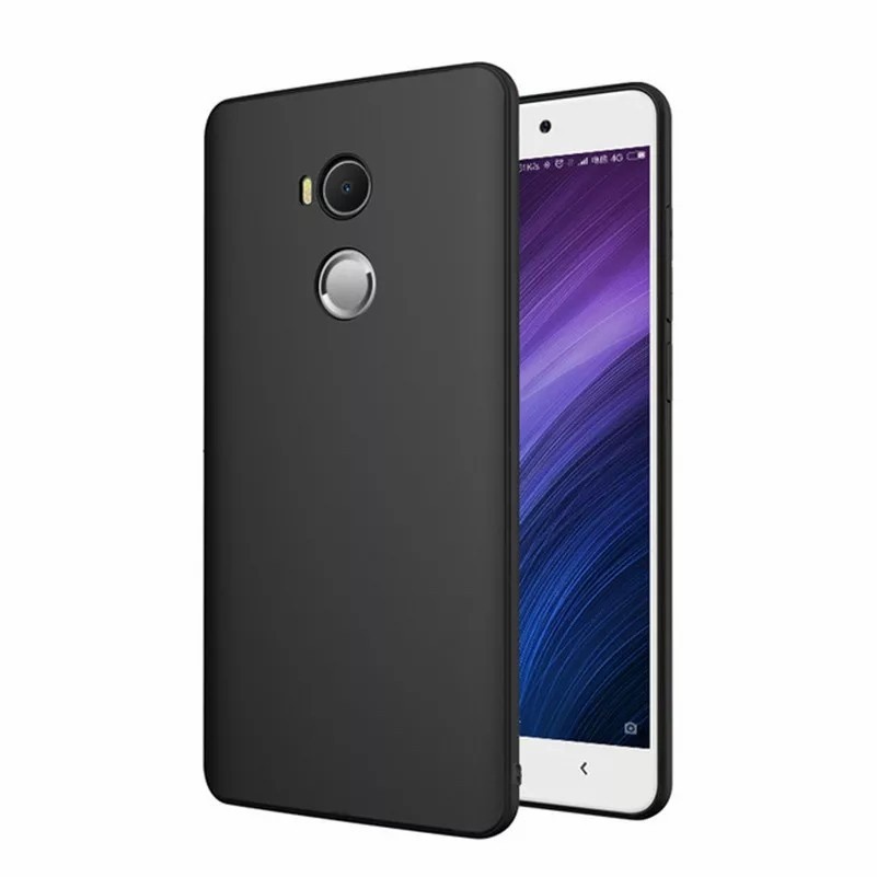 CASE XIAOMI REDMI 4 / 4 PRIME PREMIUM MATTE CASE SOFT BLACK DOFF SLIM FIT