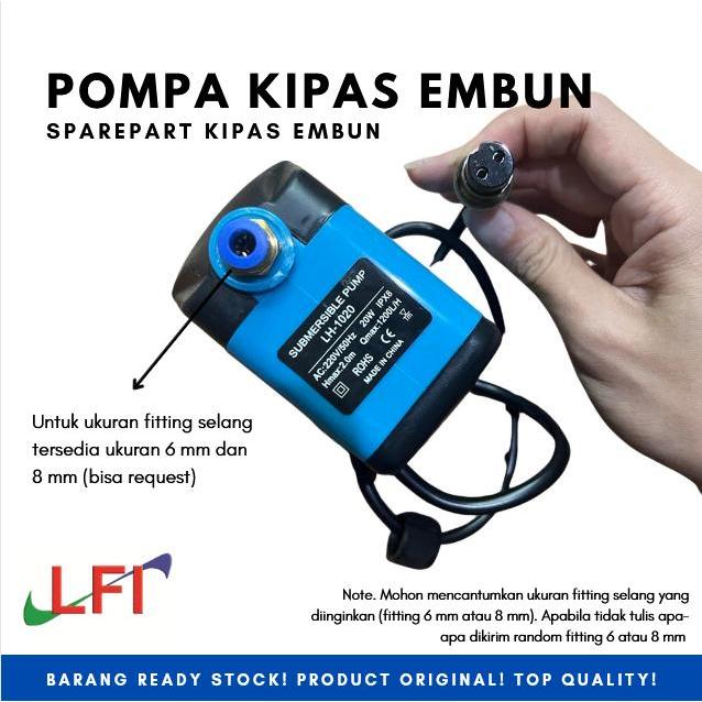 Sparepart Pompa Air Kipas Embun