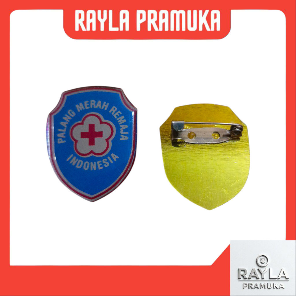 Pin Pmr Madya Biru Resin Tebal Bros Premium