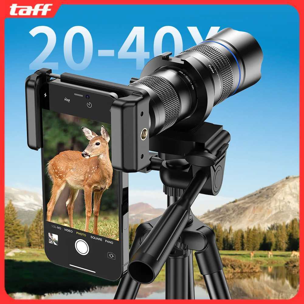 APEXEL Lensa Tele Smartphone Monocular Telephoto 40X with Tripod - APL-20-40XCR50