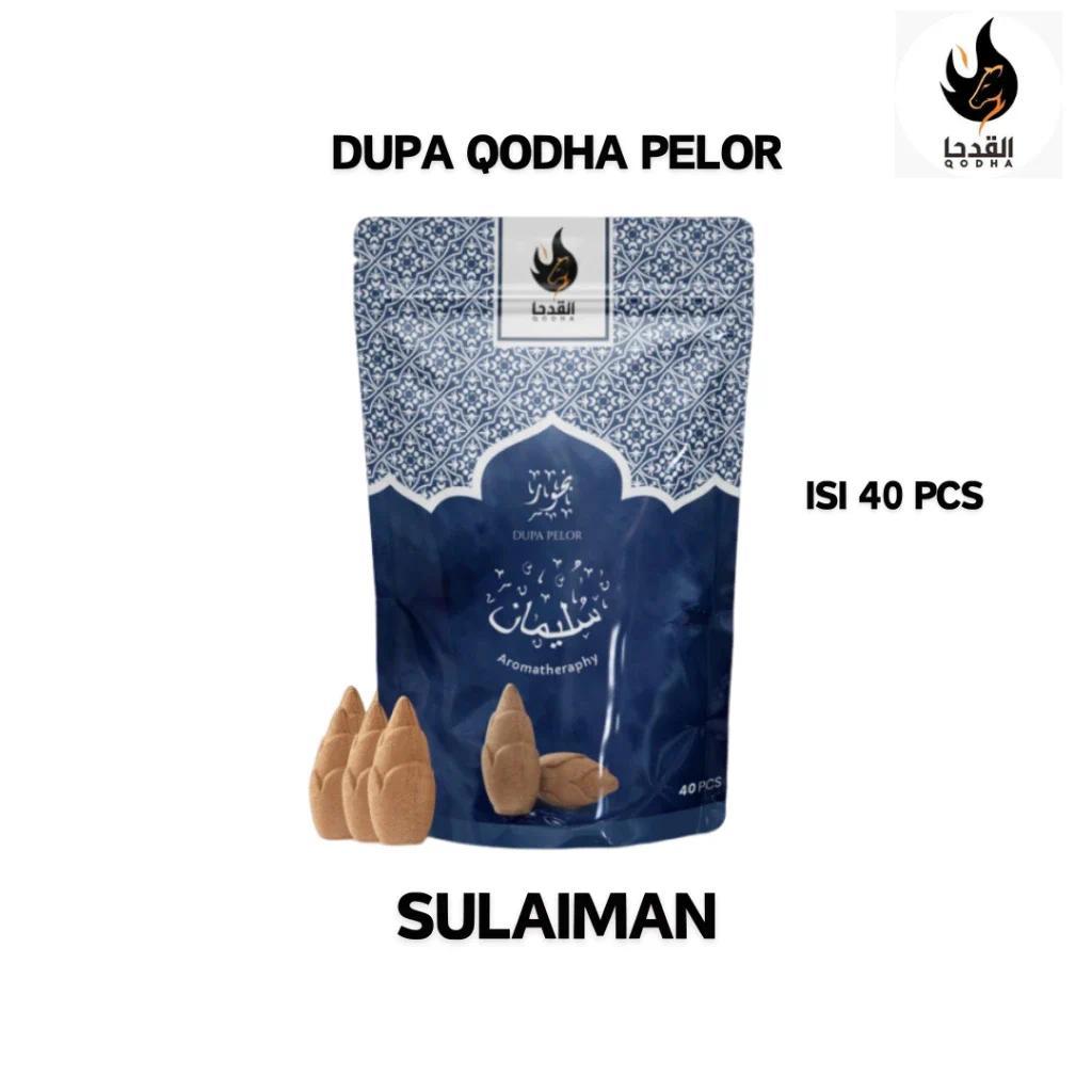 SULAIMAN Bukhur Pelor QODHA Isi 40 Pcs Dupa Buhur Kerucut Asap Kebawah