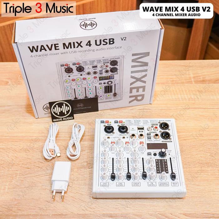 WAVE MIX4USB MIX 4 V2 USB mixer audio USB soundcard Monitor Drummer