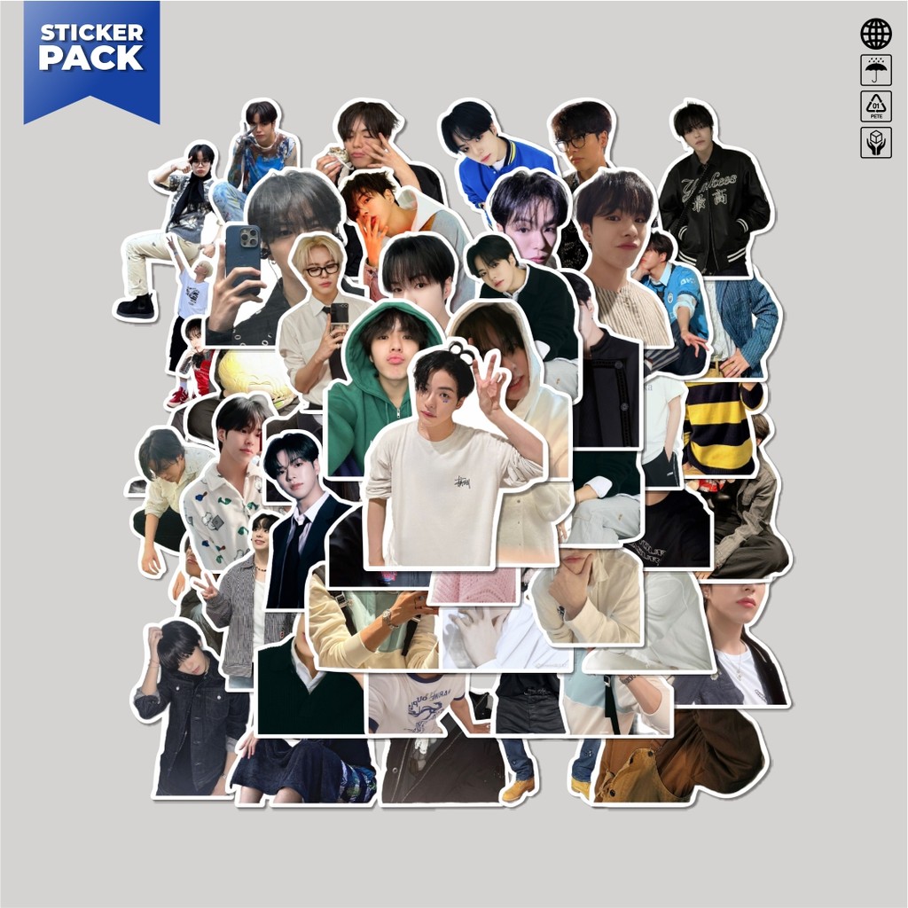 [100PCS]Stiker Pack Stiker YOON JAEHYUK (TREASURE) Aesthetic Vinyl Anti Air Dekorasi Sticker Laptop 