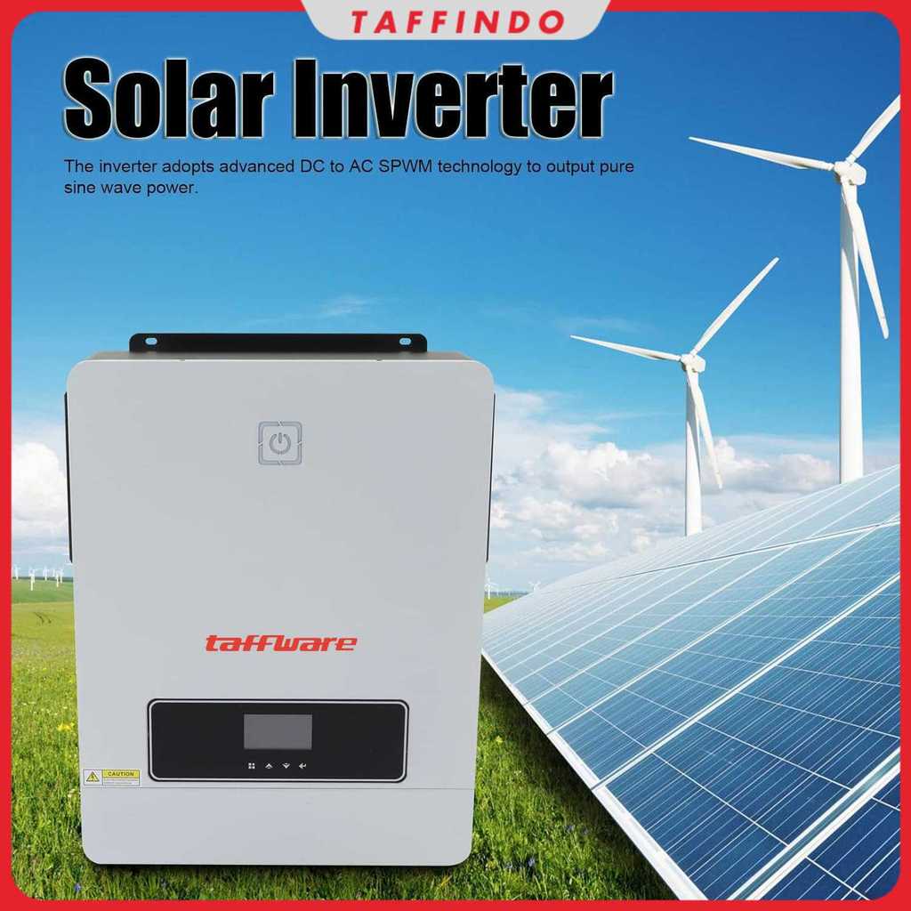 Taffware Inverter Solar Controller Hybrid DC 48V to AC 230V 10200W - MAX-10.2KW