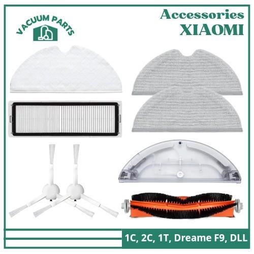 OEM Aksesoris Xiaomi Mijia 1C 2C 1T Dreame F9 Mop Kain Pel, Filter, Side brush, Xiaomi Mijia 1C 2C 1
