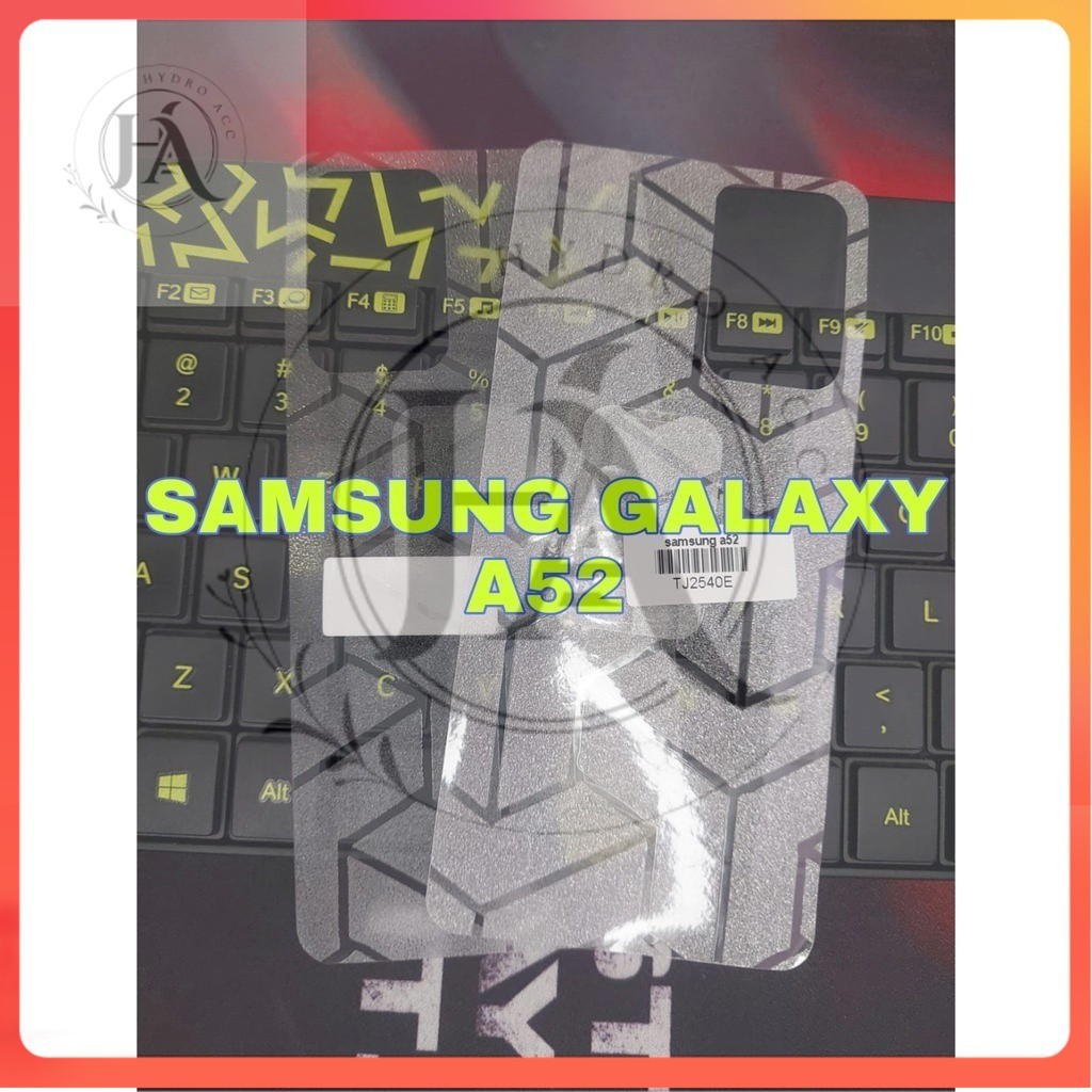 PROMO Skin Carbon SAMSUNG GALAXY A52 A52s Back Skin Transformers Anti Jamur Pelindung Belakang Handp