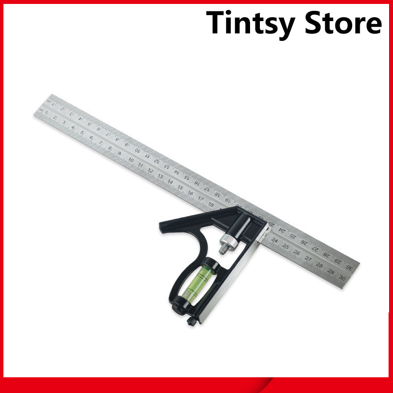 Penggaris Siku Tukang Multifungsi Penggaris Mistar Siku Waterpass Kombinasi Siku Tukang