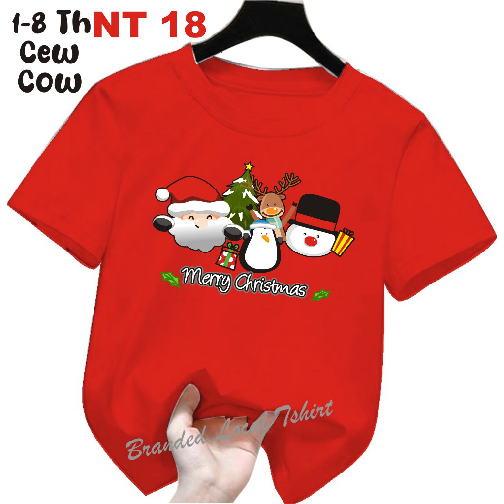Ind Kaos Natal NT 18 kaos natal Harga 2025 Kaos Anak Natal  Kaos Anak Natal Pakaian Anak