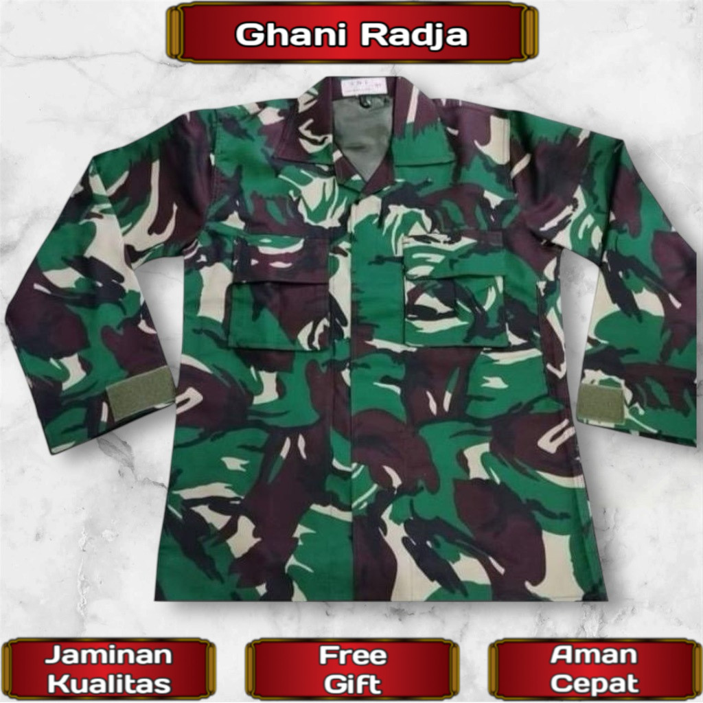 baju PDL balotelli semi woll warna gelap anti luntur  / baju pdl tni / pdl tni / baju pdl baloteli /