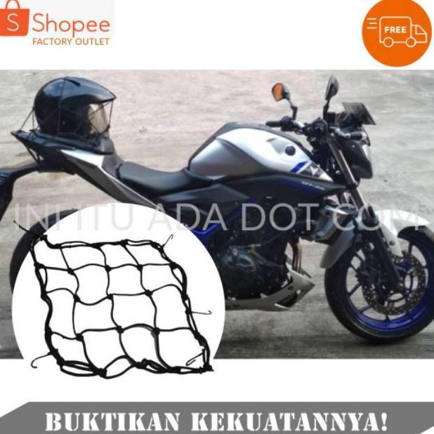 SALE Jaring Helm Motor Jok Tebal Besar Vixion NHK Jaring Helm 2 Tas