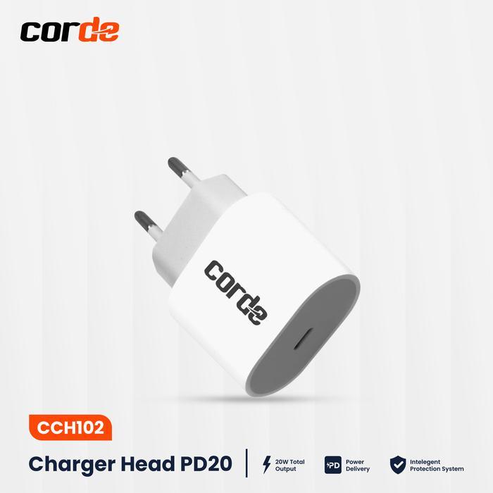 Bearingtime CORDE Kepala Charger Adapter PD 20W USB - CCH102 - PD Charger 20W